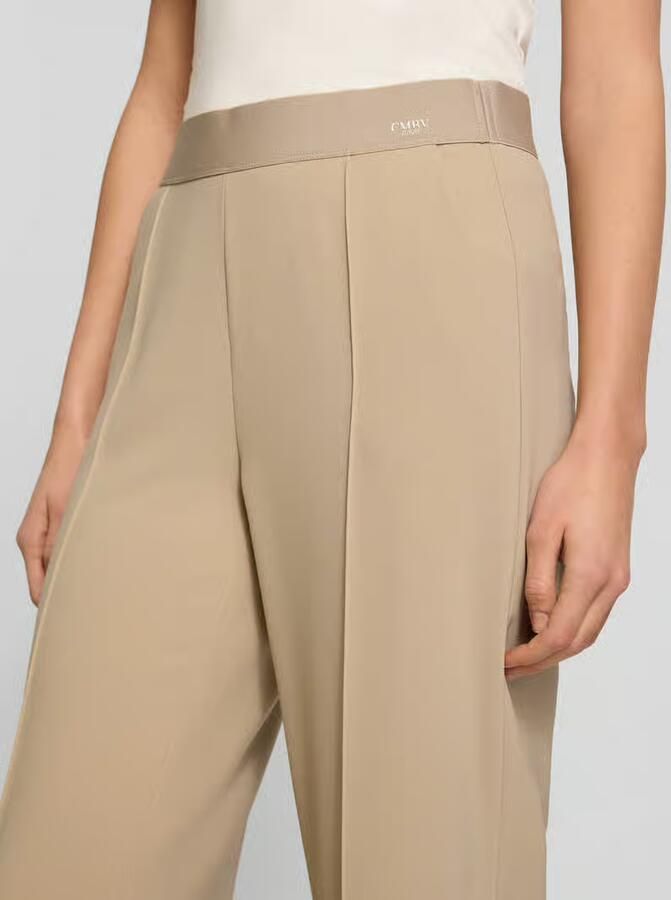 CAMBIO Straight fit stoffen broek met siernaad model 'Cameron'