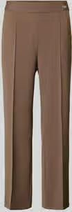 CAMBIO Straight fit stoffen broek met siernaad model 'Cameron'