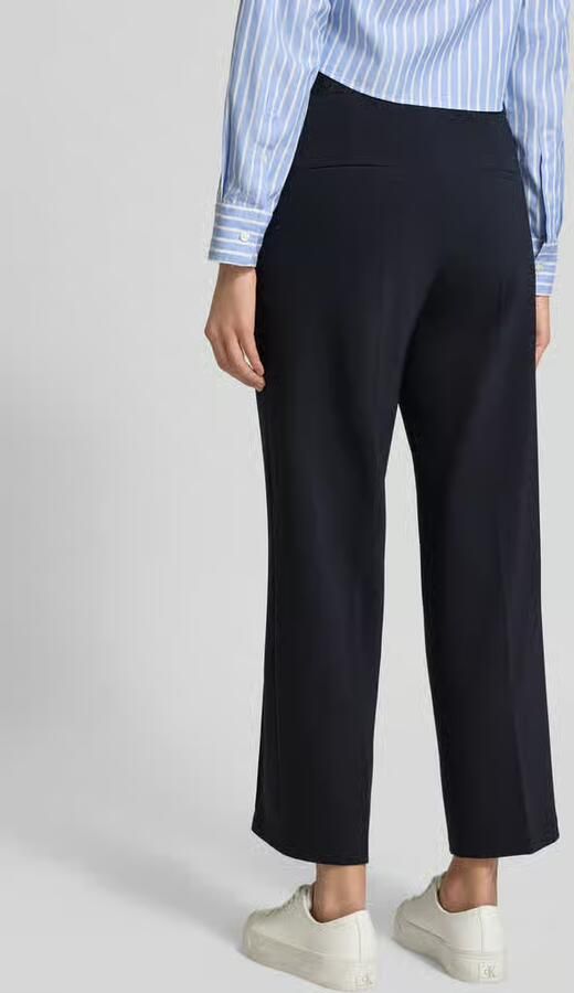 CAMBIO Straight fit stoffen broek met siernaad model 'Cameron'