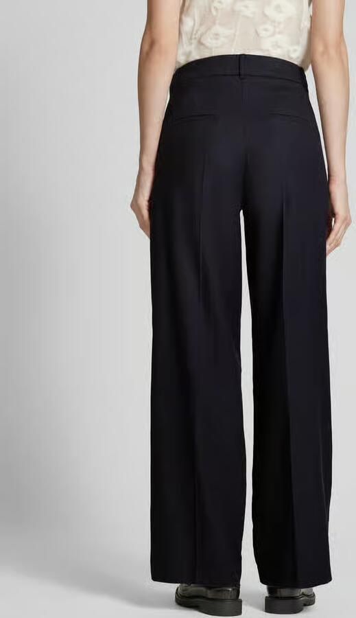 CAMBIO Straight leg bandplooibroek met persplooien model 'AMELIE' - Foto 4