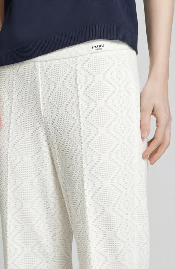 CAMBIO Straight leg broek met verkort model 'FAITH'
