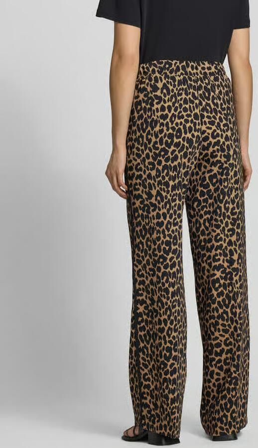 CAMBIO Straight leg stoffen broek met tunnelkoord model 'AVRIL' - Foto 3