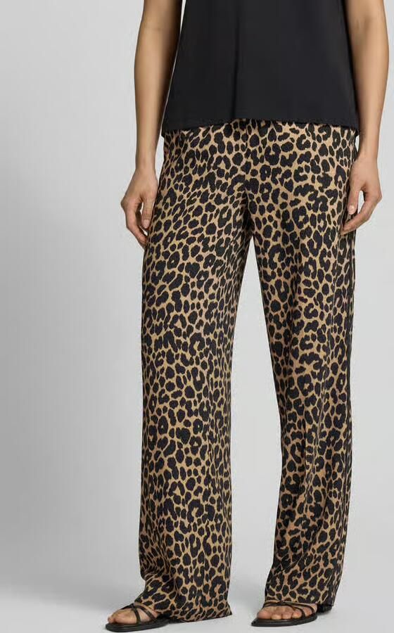 CAMBIO Straight leg stoffen broek met tunnelkoord model 'AVRIL' - Foto 2