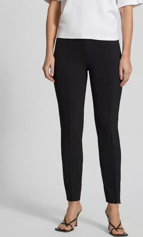 CAMBIO Stoffen broek met vaste omslag model 'RENIRA' Model 'RENIRA' - Foto 4