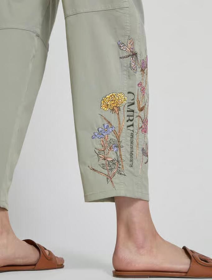 CAMBIO Tapered fit broek met motiefstitching model 'EVE' - Foto 3