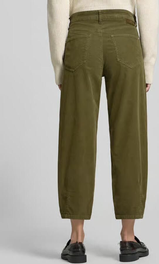 CAMBIO tapered fit corduroy broek van katoenmix model 'ELIN' - Foto 3