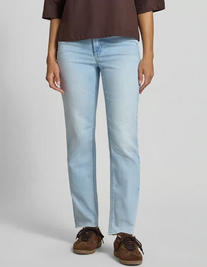 CAMBIO tapered fit jeans van katoenmix model 'PIPER' - Foto 2