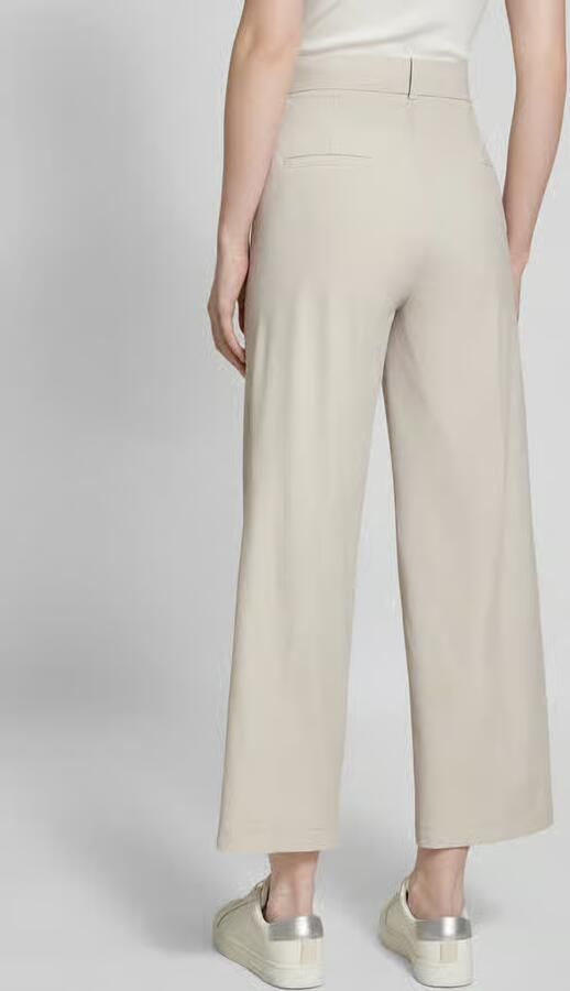 CAMBIO Tapered fit stoffen broek met verkort model - Foto 3