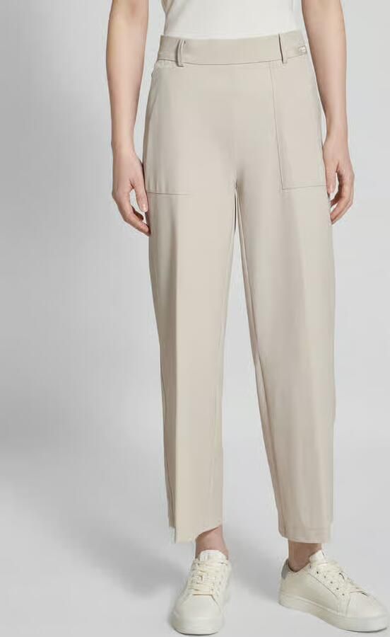CAMBIO Tapered fit stoffen broek met verkort model - Foto 2