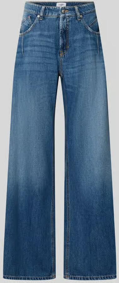 CAMBIO Wide & loose fit jeans van katoenmix model 'PALAZZO ADVANCE'