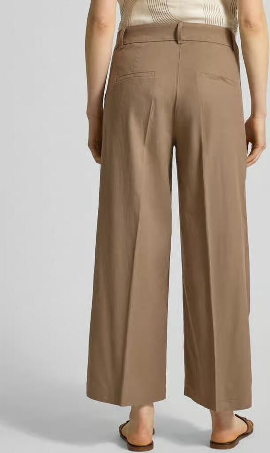 CAMBIO wide fit broek van linnenmix model 'ANAIS'
