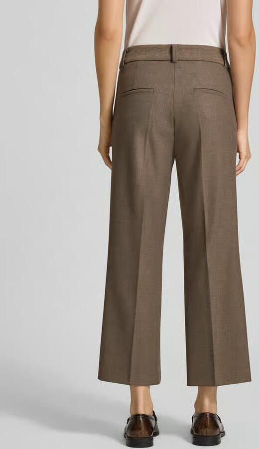 CAMBIO Wide Fit stoffen broek met viscose-wol-aandeel model 'California'