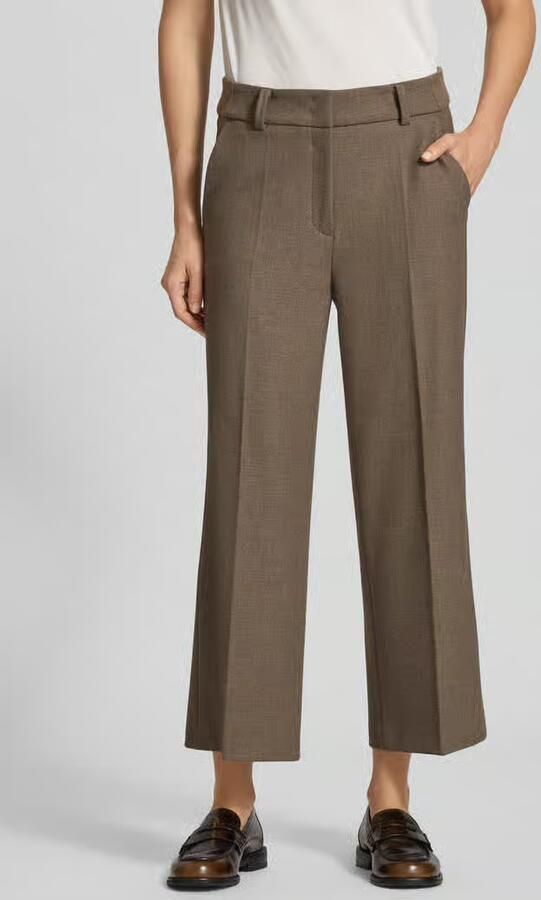 CAMBIO Wide Fit stoffen broek met viscose-wol-aandeel model 'California' - Foto 2