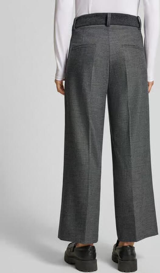 CAMBIO Wide Fit stoffen broek met viscose-wol-aandeel model 'California'