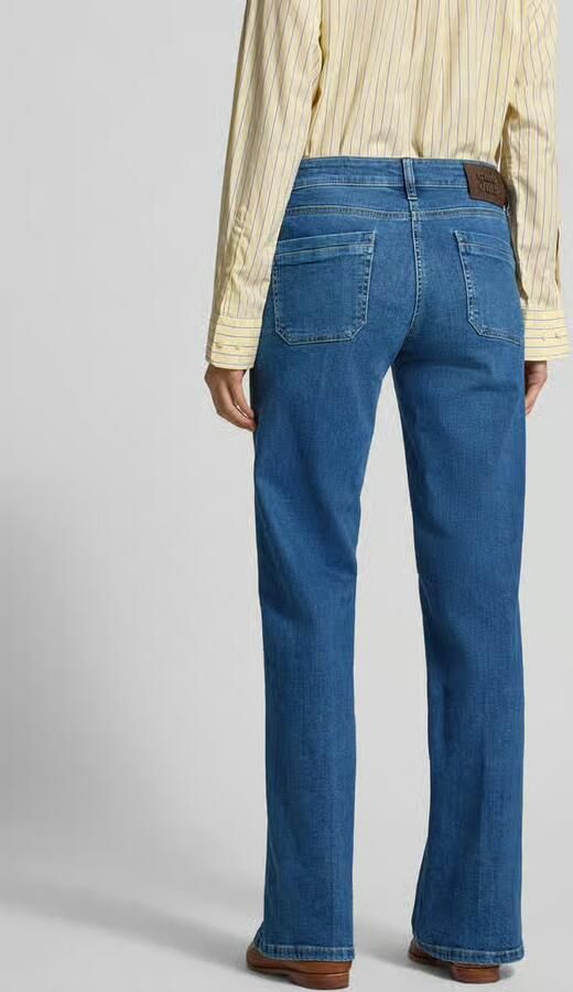 CAMBIO Wide leg jeans met opgezette zakken model 'Tess' - Foto 3