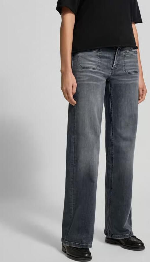CAMBIO Wide leg jeans met paspelzakken model 'TESS' - Foto 3