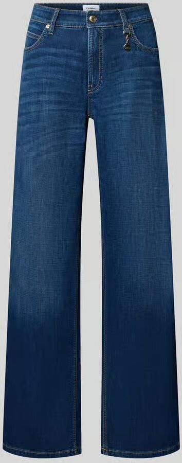 CAMBIO Wide leg jeans van katoenmix model 'AIMEE'