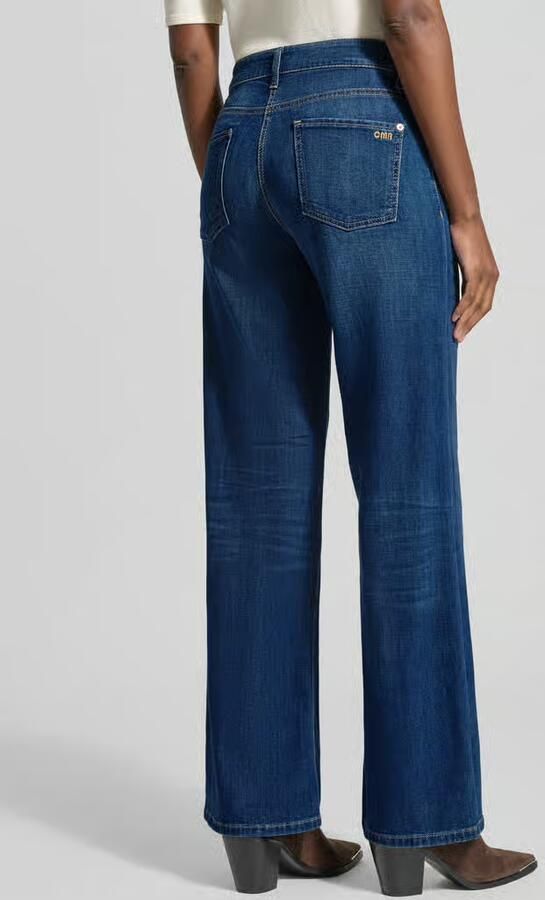 CAMBIO Wide leg jeans van katoenmix model 'AIMEE' - Foto 3