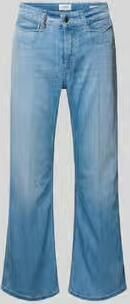 CAMBIO Wide leg jeans van katoenmix model 'FABIENNE'
