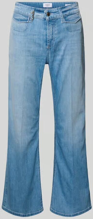 CAMBIO Wide leg jeans van katoenmix model 'FABIENNE' - Foto 2