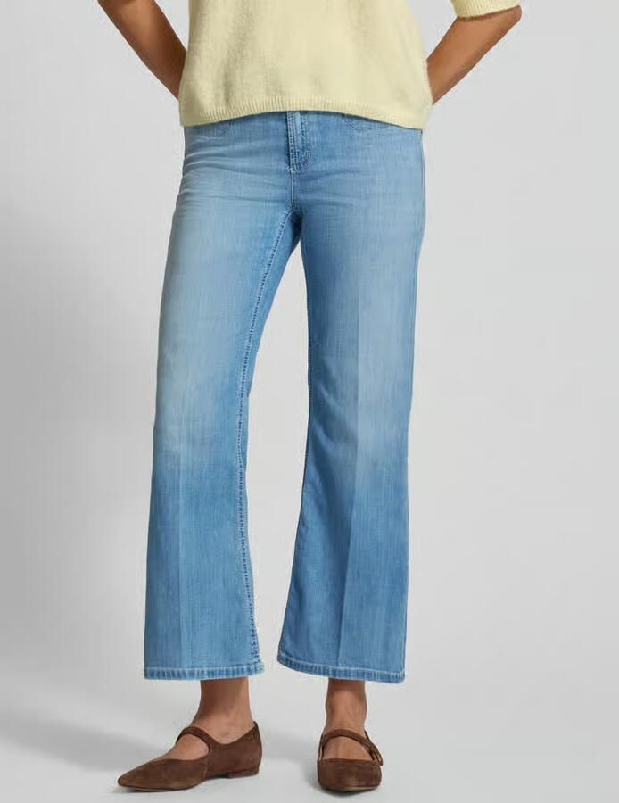 CAMBIO Wide leg jeans van katoenmix model 'FABIENNE' - Foto 2