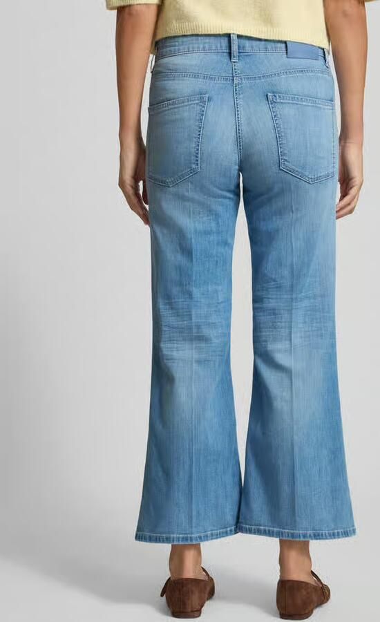 CAMBIO Wide leg jeans van katoenmix model 'FABIENNE' - Foto 3