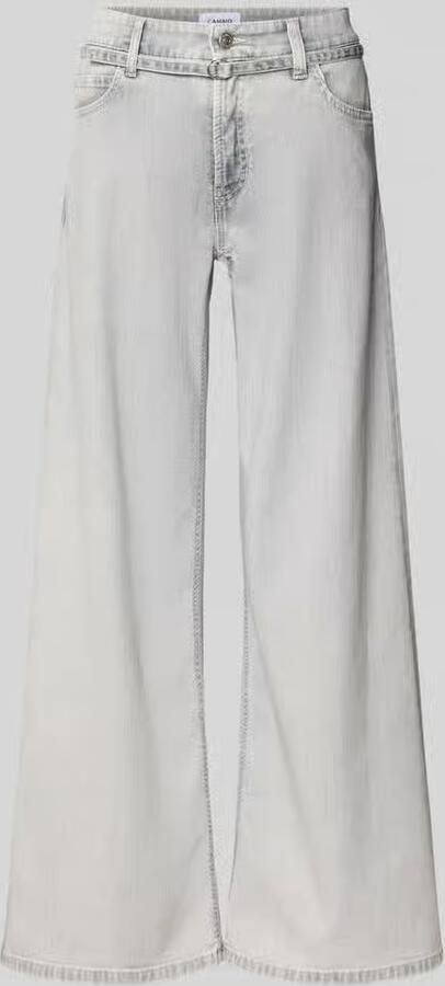 CAMBIO Wide leg jeans van katoenmix model 'PALAZZO' - Foto 2