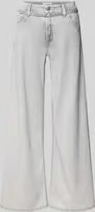 CAMBIO Wide leg jeans van katoenmix model 'PALAZZO'