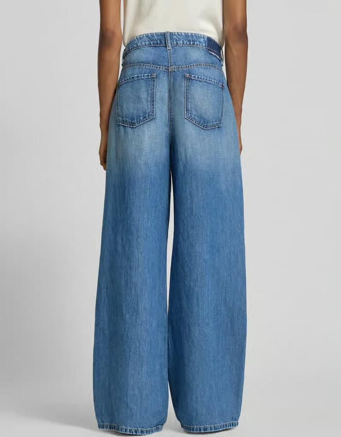 CAMBIO Wide leg jeans van katoenmix model 'PALAZZO' - Foto 2