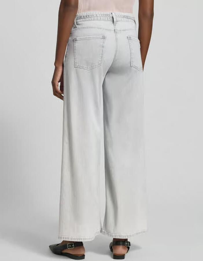 CAMBIO Wide leg jeans van katoenmix model 'PALAZZO' - Foto 2
