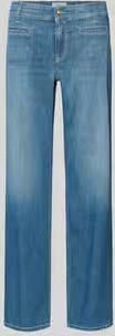 CAMBIO Wide leg jeans van katoenmix model 'TESS'
