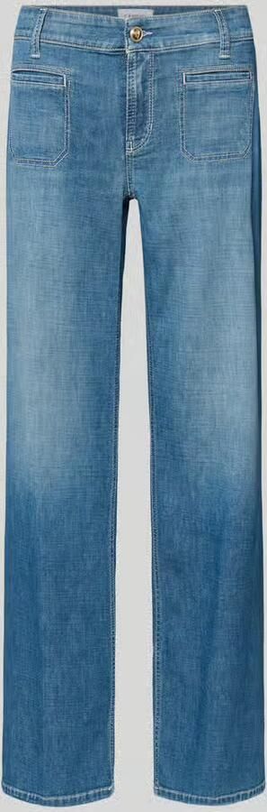 CAMBIO Wide leg jeans van katoenmix model 'TESS' - Foto 2
