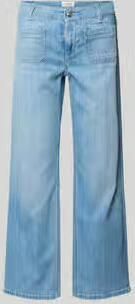 CAMBIO Wide leg jeans van katoenmix model 'TESS'