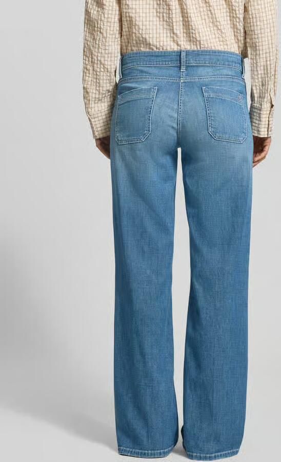 CAMBIO Wide leg jeans van katoenmix model 'TESS' - Foto 3