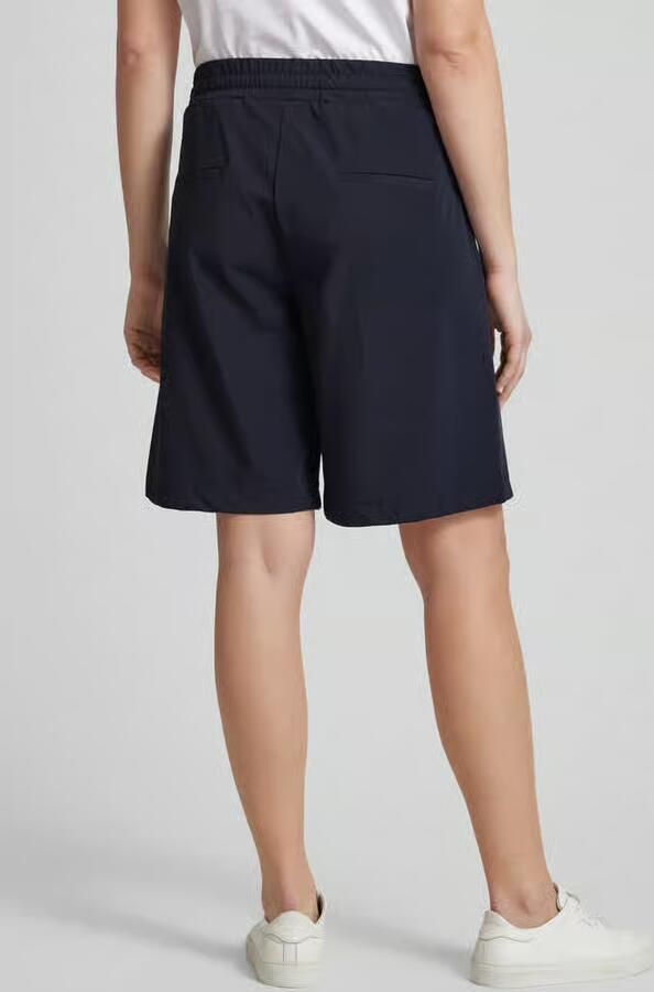 CAMBIO Wide leg korte broek met achterzakken model 'CLARA'