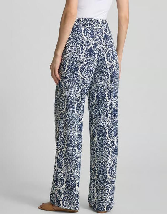 CAMBIO Wide leg stoffen broek met tunnelkoord model 'AVRIL' - Foto 2