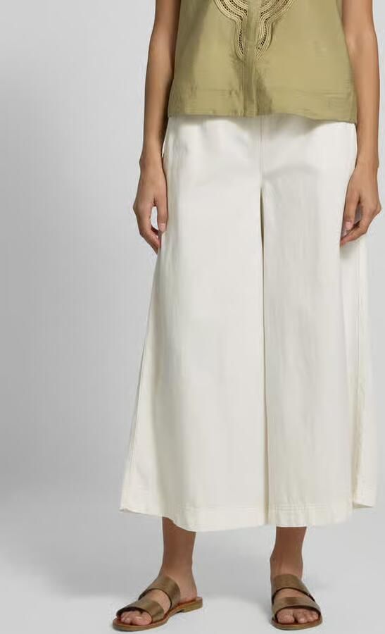 CAMBIO Wide leg stoffen broek met verkort model 'ALM' - Foto 2