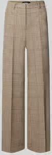 CAMBIO wide leg wijdte broek met mix van viscose en wol model 'ALEXIS'
