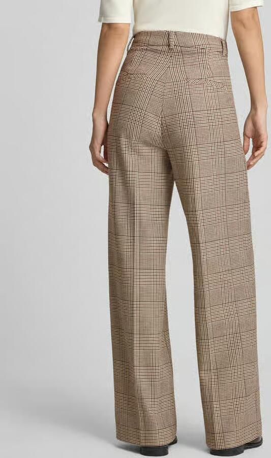CAMBIO wide leg wijdte broek met mix van viscose en wol model 'ALEXIS' - Foto 3