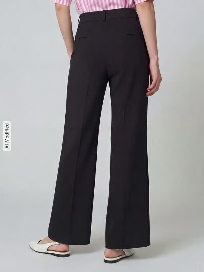 CAMBIO Wide leg wijdte broek met persplooien model 'ANAIS' - Foto 3