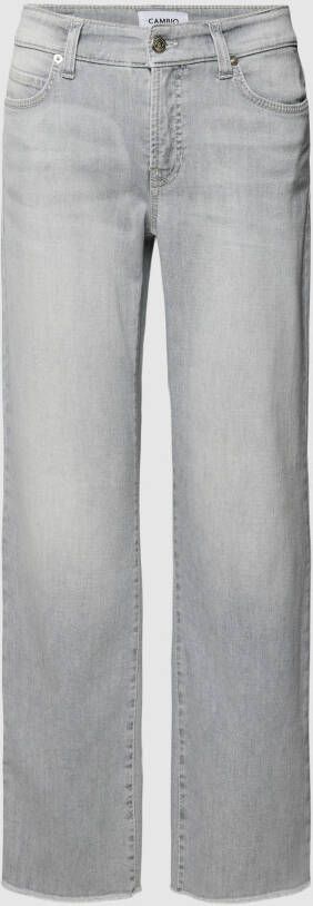 CAMBIO Flared cut jeans in verkorte pasvorm model 'PARIS'