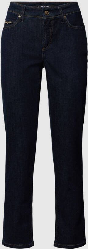 CAMBIO Slim fit jeans in labeldetail model 'PIERA'