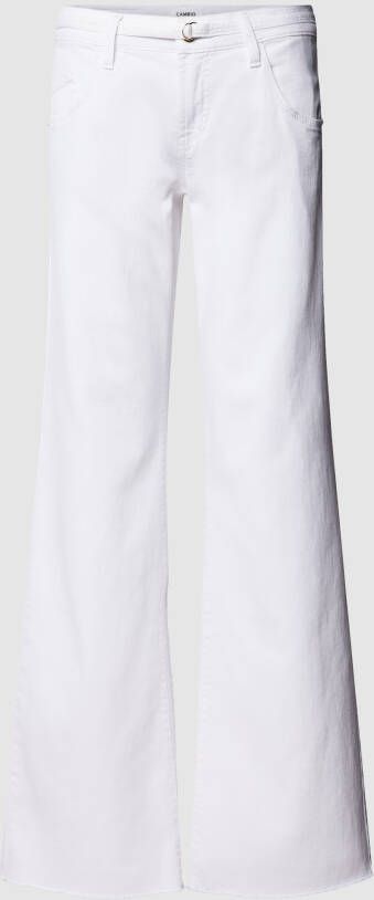 CAMBIO Witte Flared Jeans Nieuwe Collectie Online Bestellen White Dames