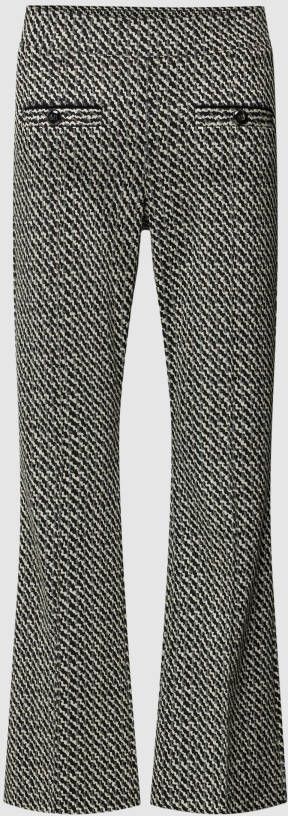 CAMBIO Korte broek met all-over motief model 'Ranee'