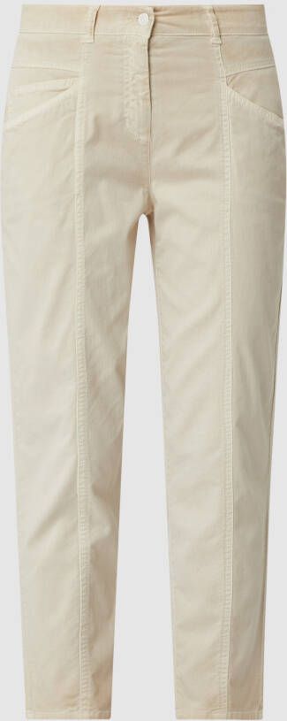 CAMBIO Korte mom fit broek van lyocellmix model 'Klementine'