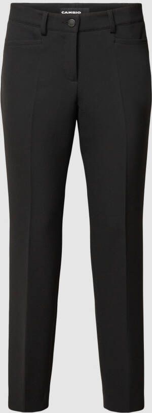CAMBIO Stoffen broek met bandplooien model 'Renira'