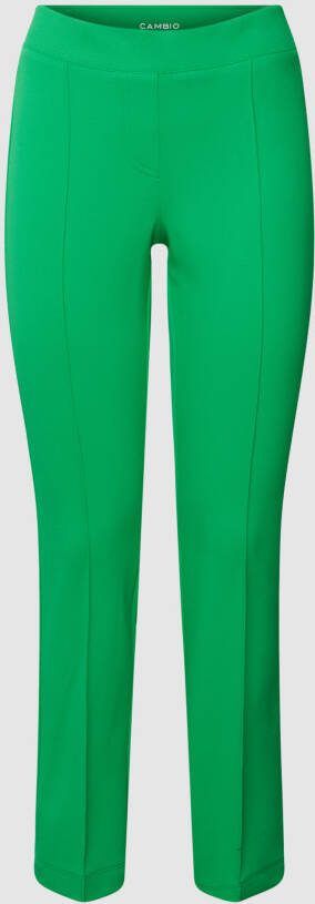 CAMBIO Stoffen broek met siernaden model 'RANEE EASY KICK'