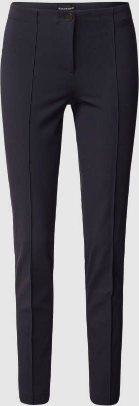 CAMBIO Stoffen broek met siernaden model 'Ros'
