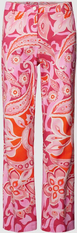 CAMBIO Stoffen broek met verkorte pasvorm model 'STELLA'