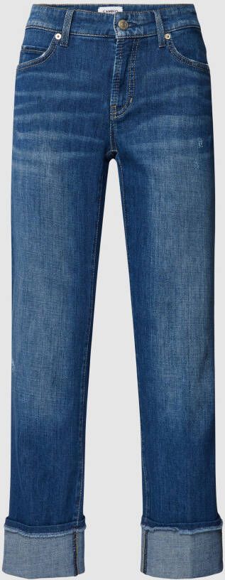 CAMBIO Straight fit jeans met siergarnering model 'Paris'